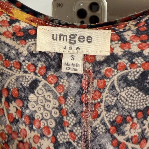 Umgee Pattern Duster Sweater - Picture 4 of 4